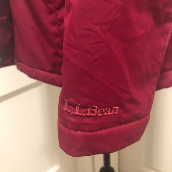 Ll bean ladies fleece lined coat size medium - Picture 3 of 6